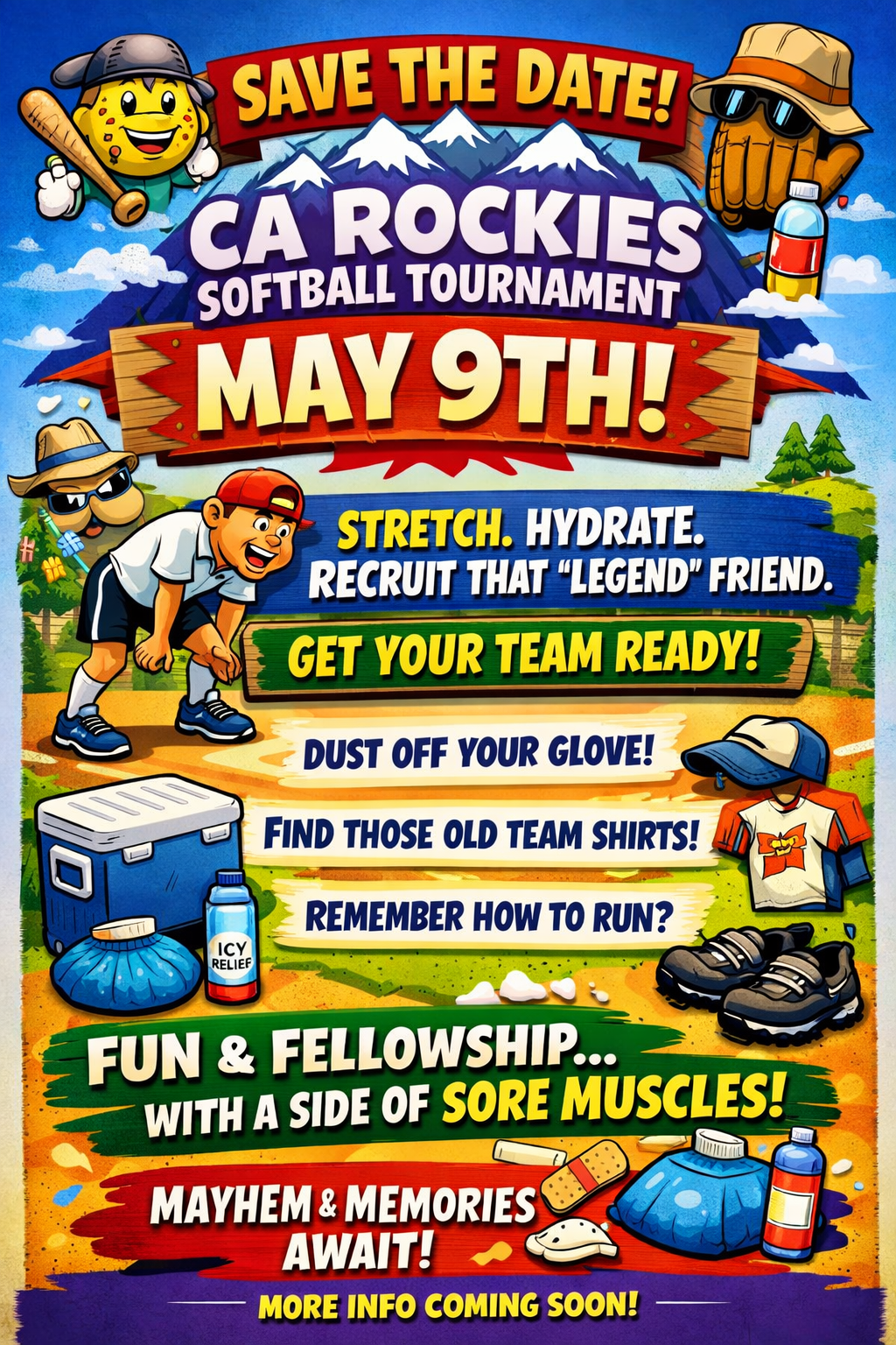 Save the Date Softball Tourny